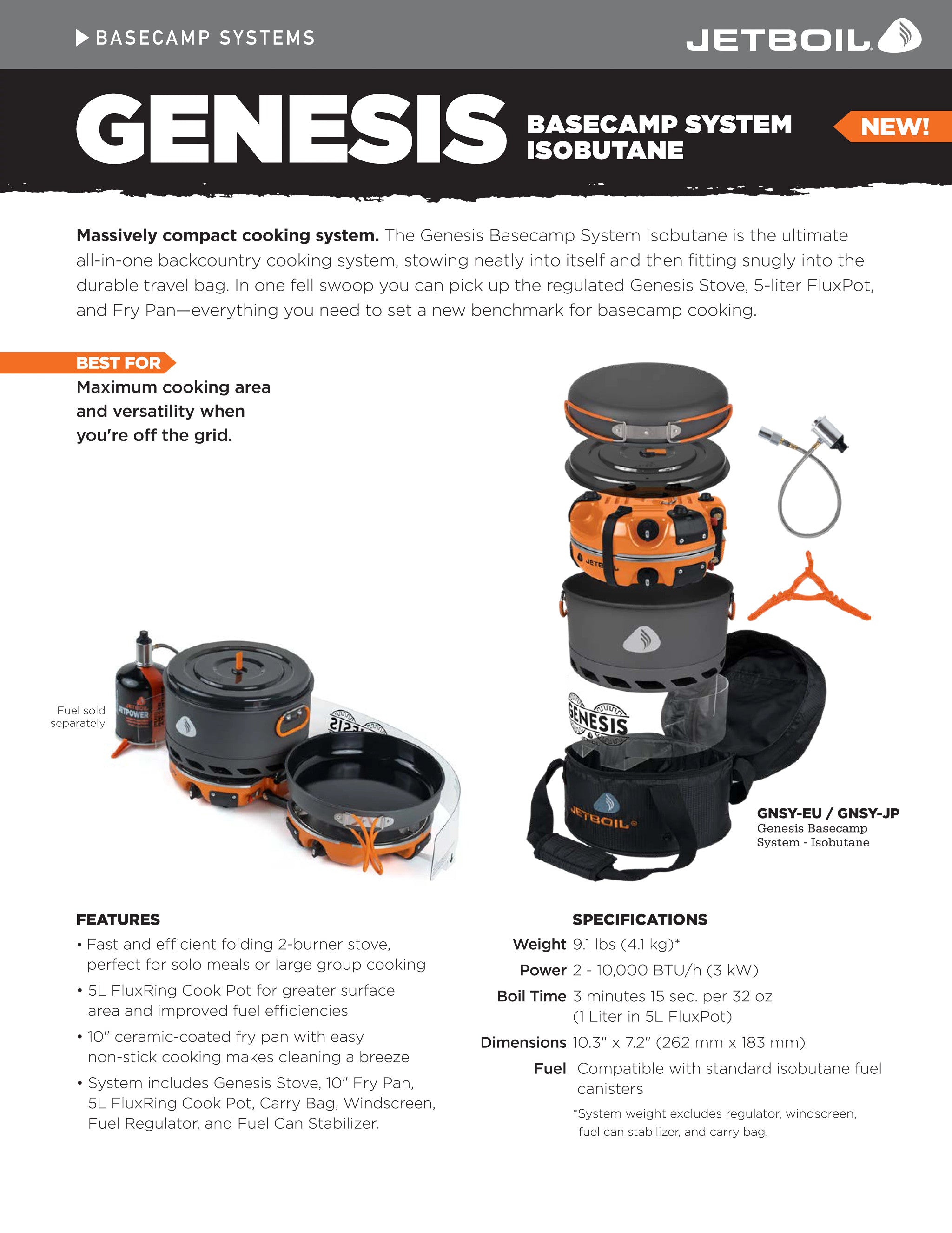 Jetboil Genesis Base Camp Stove