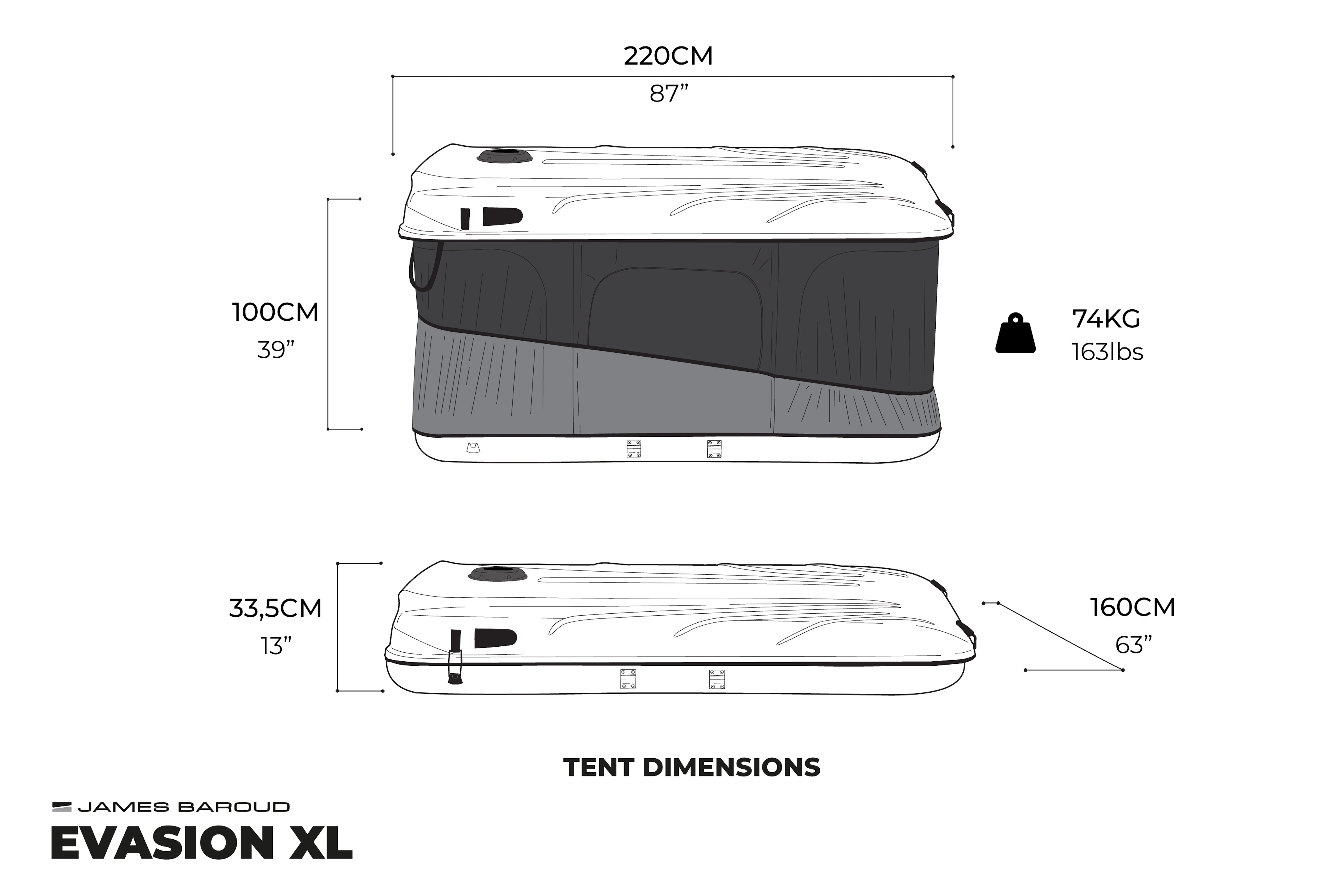 James Baroud Evasion Roof Tent