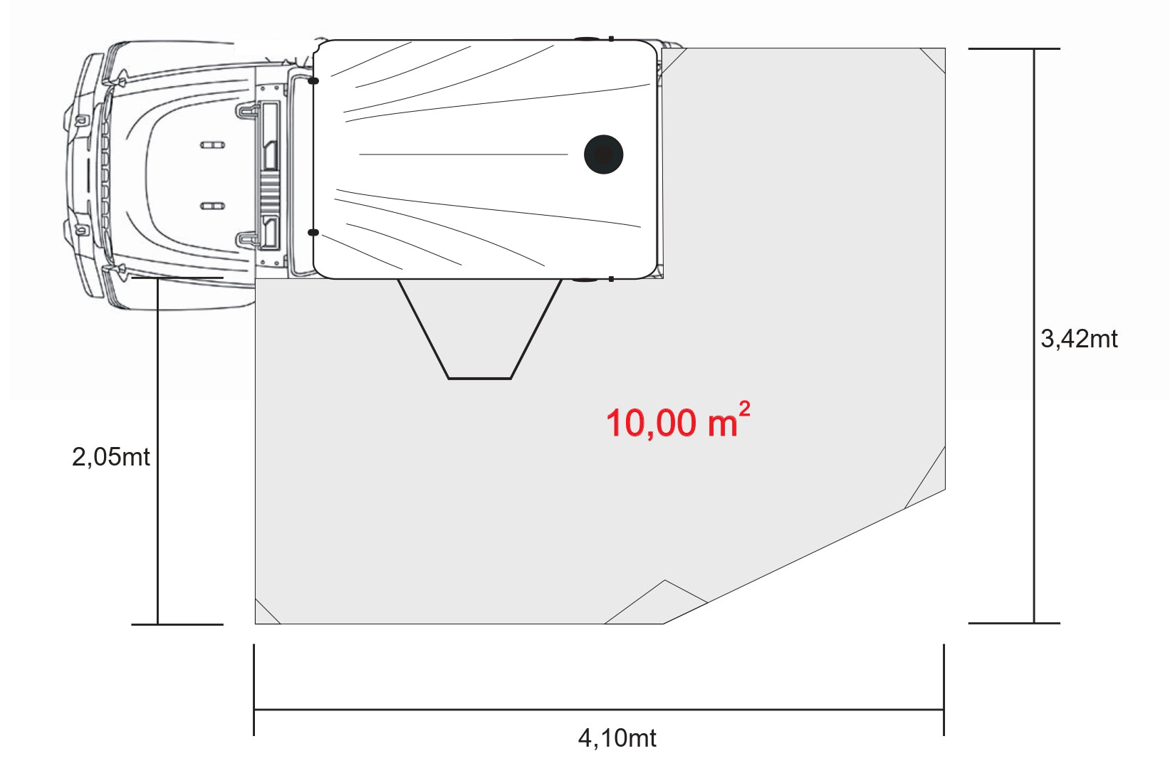 James Baroud Falcon 270° Awning