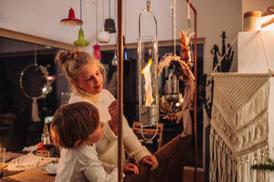 Hofats Spin 900 | 1200 | Tabletop Fireplace | Hanging `Fire